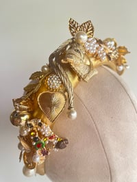 Image 2 of Gold trinket headband #2 