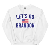 Image 2 of Let's Go Brandon Blue - Unisex Sweatshirt