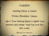 Image 4 of goddess with garnet 