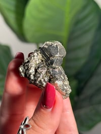 Image 2 of SELF STANDING PYRITOHEDRONAL PYRITE -PERU- C