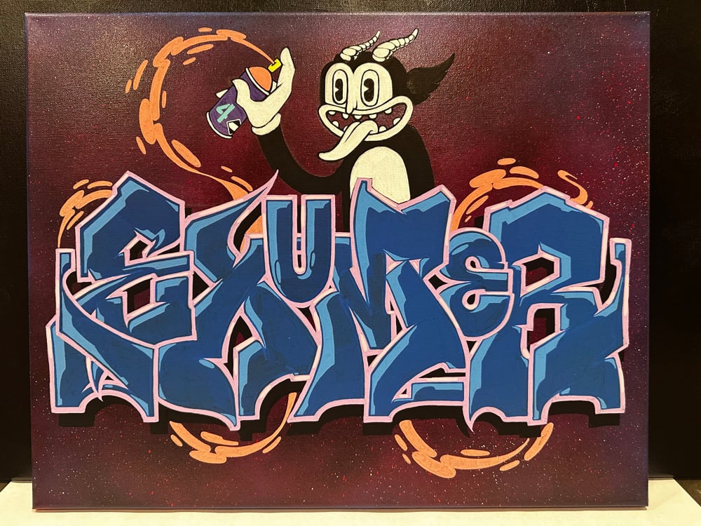 Image of 3XUM3R - D3V1L W1LLY  16 x 20 Canvas