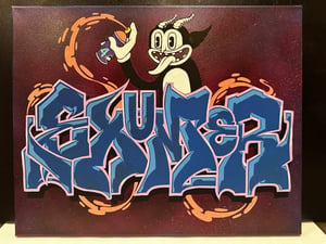 Image of 3XUM3R - D3V1L W1LLY  16 x 20 Canvas