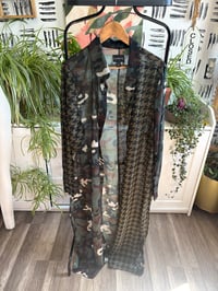 Image 1 of Camo Sheer duster 