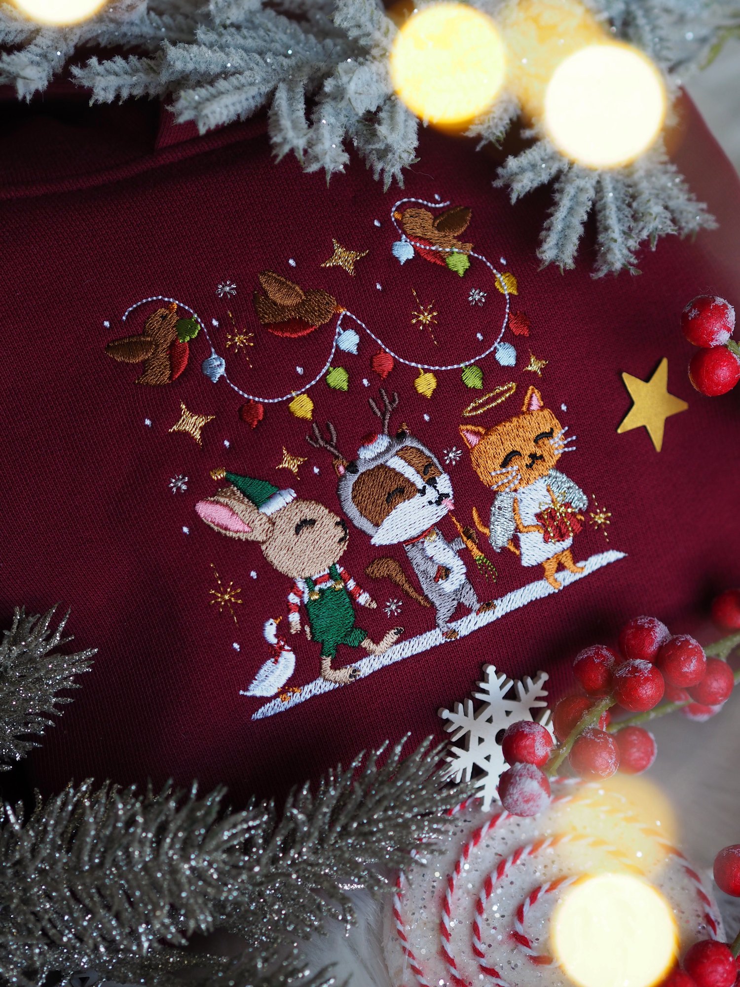 Image of  A Year Of Adventures - Christmas Edition - Burgundy Hoody