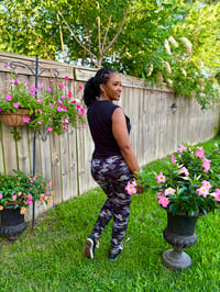 Image 4 of Grey Camo Joggers w/Drawstring Waist 