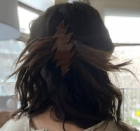 Image 1 of Brown 13 point hair clip
