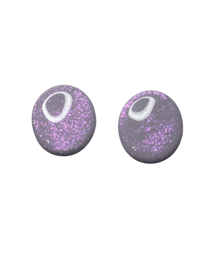 Image 2 of Moon Dust Polymer Clay Earrings - Celestial Lunar Jewelry & Space Gift