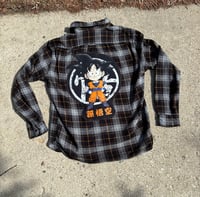 Image of Large Goku Flannel 