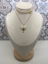 Image 3 of "evelyn" initial necklace