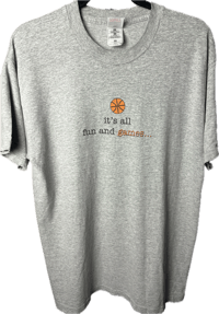Image 1 of (L)Basketball “Hardwood” Double-Sided Graphic Tee 