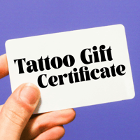 Tattoo Gift Certificate