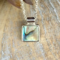 Image 1 of Abalone square Pendant 