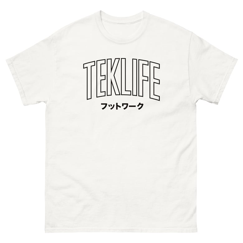 Image of TEKLIFE071 WHITE tees (DTG)