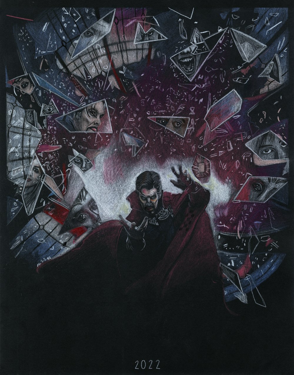 Image of “I dream the same dream.” DOCTOR STRANGE IN THE MULTIVERSE OF MADNESS Art Print