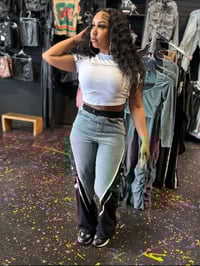 Image 2 of Denim Cargo Pants