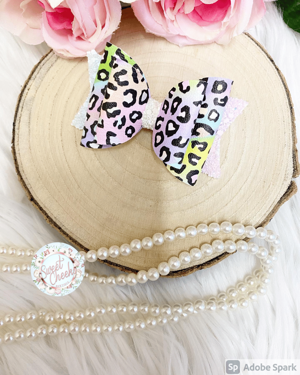 Image of Rainbow leopard print