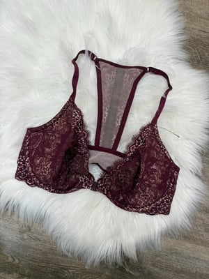 Image of Victoria’s Secret Purple Lace Bra - 34C