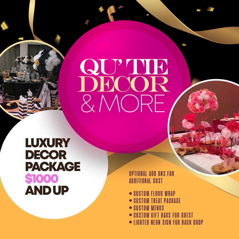 Qu’tie Decor luxury Package 