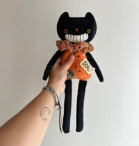 Image 1 of Felix the Black Kitty Doll