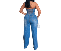 Image 2 of Denim on Denim Jumpsuit 