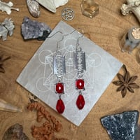 Image 3 of Dripping Blade Earrings 