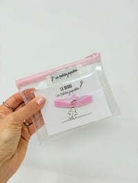 Image 7 of Ensemble Bracelet ENFANT Noël et Pochette transparente pailletée 