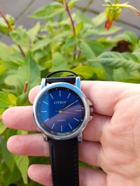 Image 3 of Men's Citron Blue Watch Black Strap 