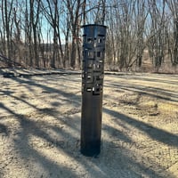 Image 5 of Garden Column - Rolled Garden Pillar - Geometric Pattern
