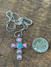 Image 2 of Wildrose Cross Necklace