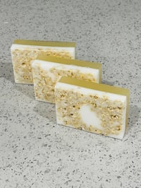 Image 3 of Oatmeal & Honey - Lemon Bar Soap