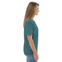 Image 5 of Blue Rosace Organic Cotton T-shirt