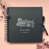 Image 1 of Personalised Guest Book in Black 