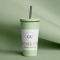 Image 3 of Insulated tumbler with a straw