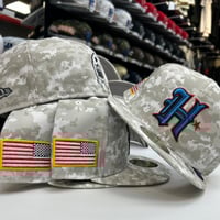 Image 1 of New Era 59Fifty 2025 Salute To Service 🫡 Grey Camo