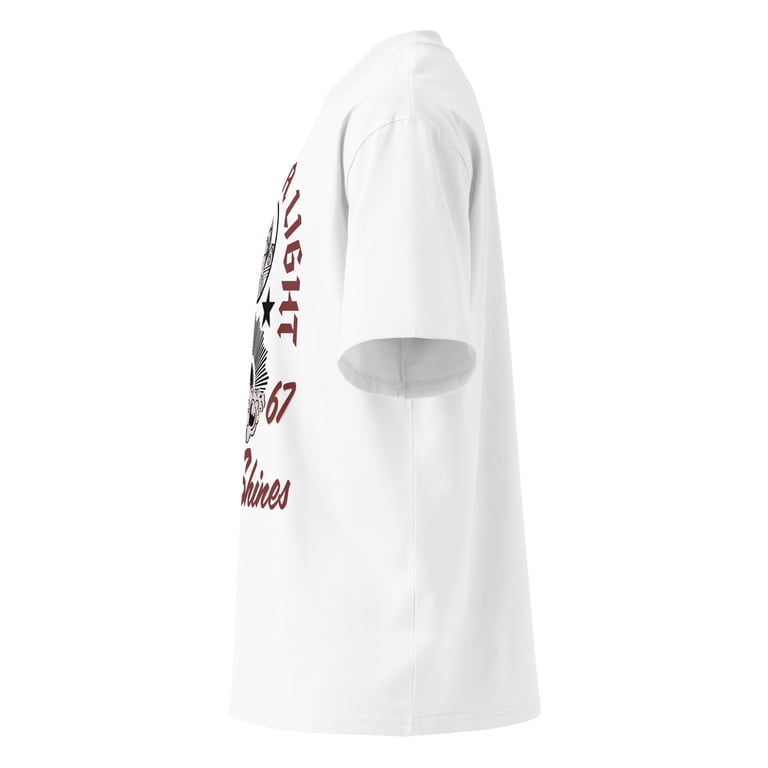 There is a Light Graphic Tee Image 5