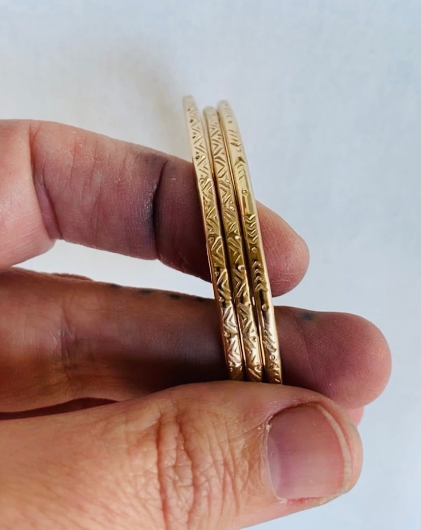Image of Heavy Weight Gold Filled Bangle