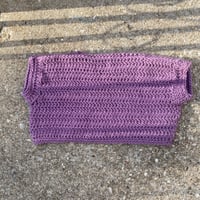 Image 1 of Sarah Fuzzy Crop Sweater Tee 