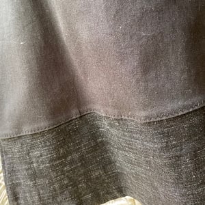 Image of Black drill pocket skirt L-XL