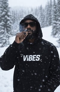Image 2 of Vibes Black Hoodie 