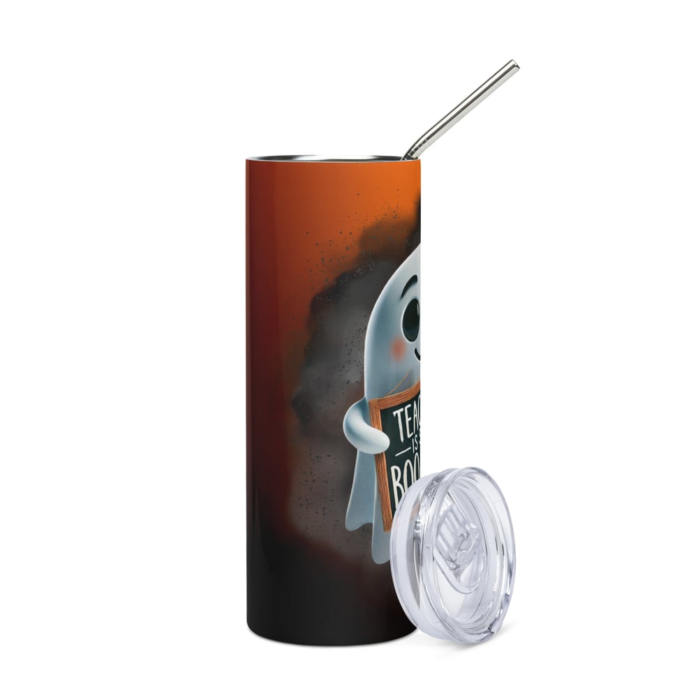 Image of Teaching Is Some Boo Sheet Stainless Steel tumbler