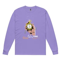 Image 1 of Men HEALING PROCESS Garment-dyed heavyweight long-sleeve shirt