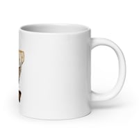 Image 6 of DIVINELY PROTECTED White glossy mug