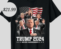 Trump Never Surrender Shirt 