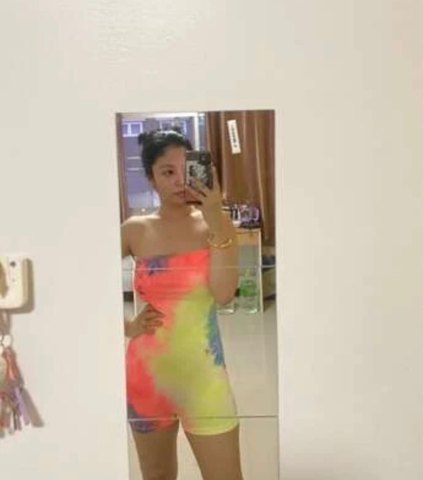 Image of Tie Dye Unitard Romper