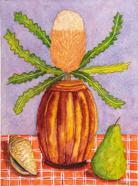 Banksia and pear Original 