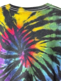 Image 9 of XS Crop Tee in Rock-n-Roll Spiral Tie Dye