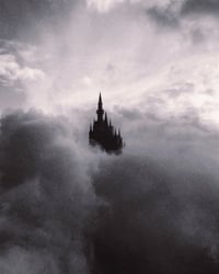 High, high up in the Clouds signed print