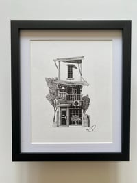 Image 1 of The Tokyo House. Original pen and ink drawing. 