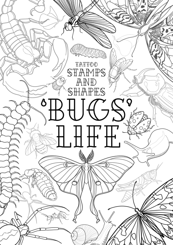 Image of ‘BUGS’ LIFE Tattoo Stamps and Shapes (177)