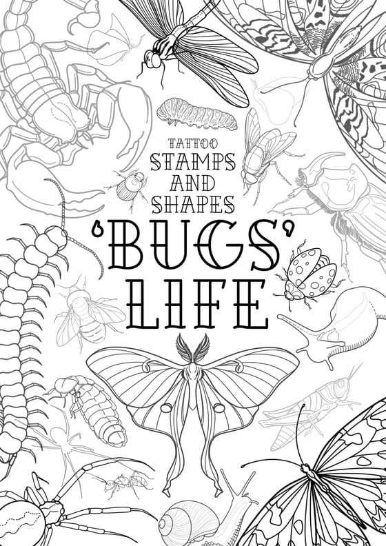 Image of ‘BUGS’ LIFE Tattoo Stamps and Shapes (177)